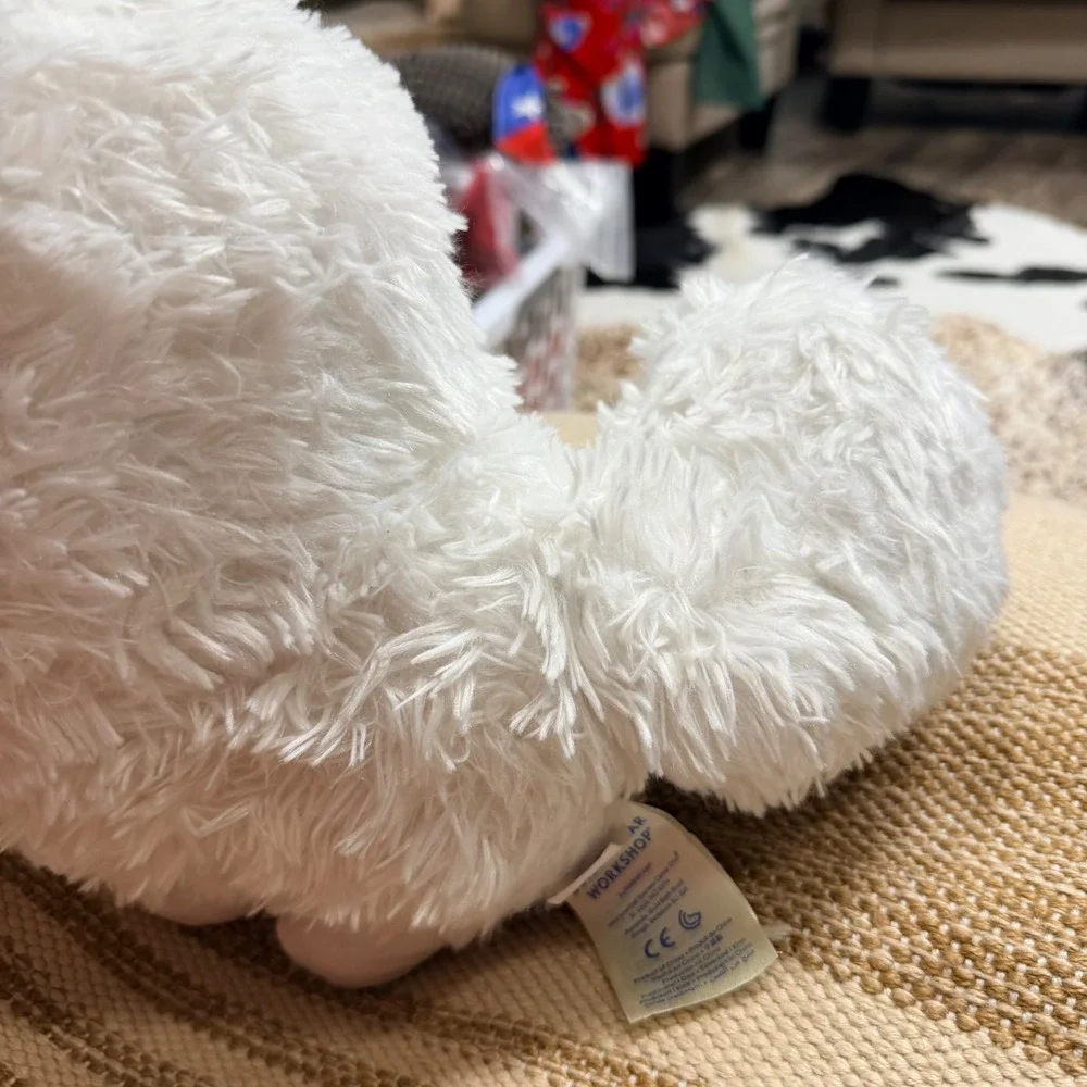 Build-A-Bear Gidget Secret Life of Pets 2 White Pomeranian Dog Plush Pink Bow